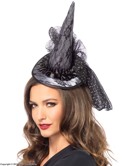 Accessorizing with Attitude: How to Wear a Black Lace Witch Hat Like a Pro
